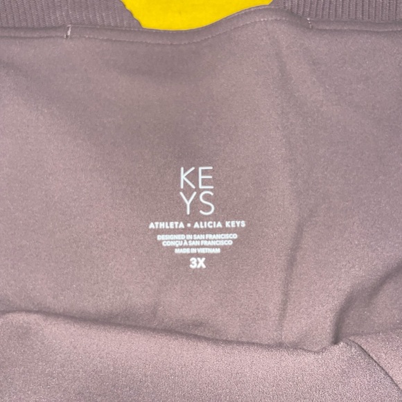 Athleta x Alicia Keys 3X Almond Ribbed Elation Plus Tight Leggings NWT - Picture 5 of 7